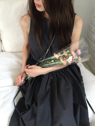 Mini Shirred Dress