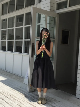 Mini Shirred Dress