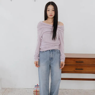 Daily Wide-Fit Light Wash Denim Pants
