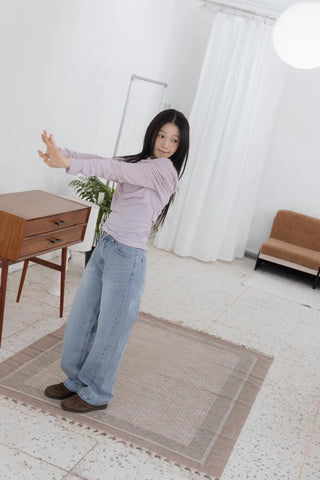 Daily Wide-Fit Light Wash Denim Pants