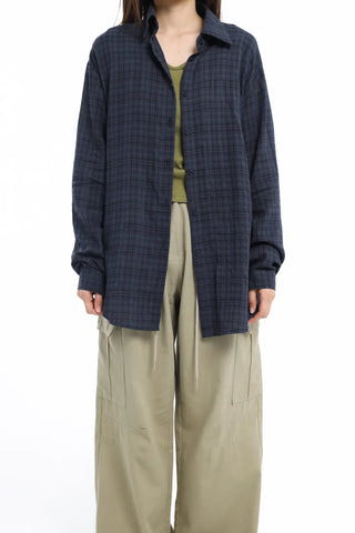 Vintage Mood Oversized Check Shirt