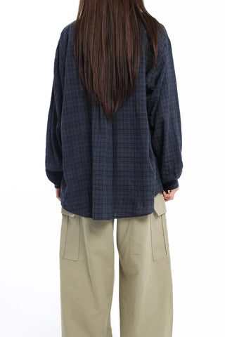 Vintage Mood Oversized Check Shirt