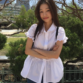 Sleeve Frill Shirt