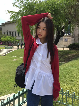 Sleeve Frill Shirt