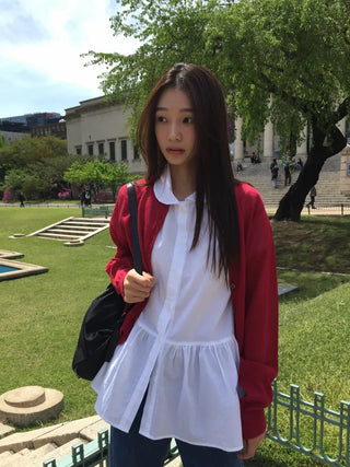 Sleeve Frill Shirt