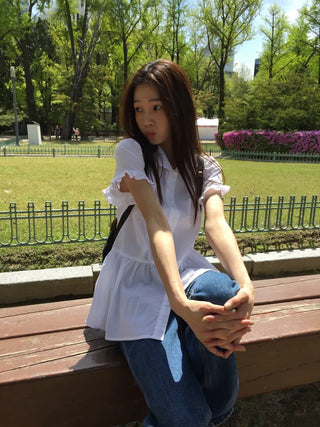 Sleeve Frill Shirt