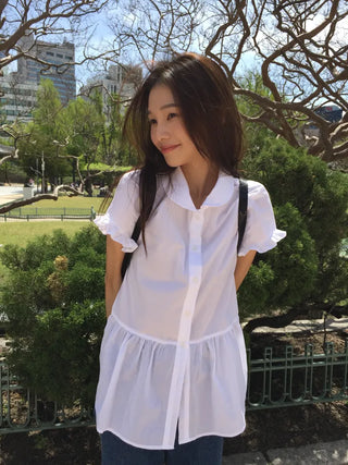 Sleeve Frill Shirt