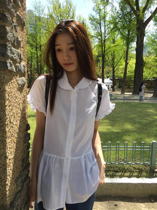Sleeve Frill Shirt