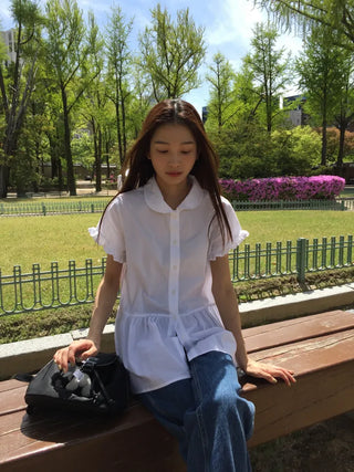 Sleeve Frill Shirt