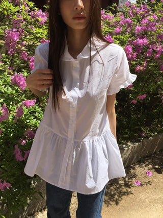 Sleeve Frill Shirt