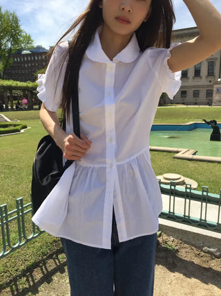 Sleeve Frill Shirt