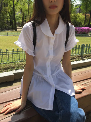 Sleeve Frill Shirt