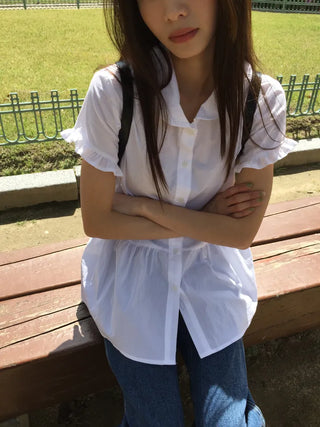 Sleeve Frill Shirt