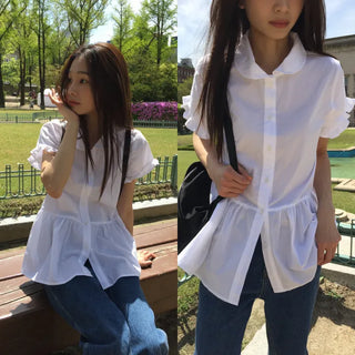 Sleeve Frill Shirt