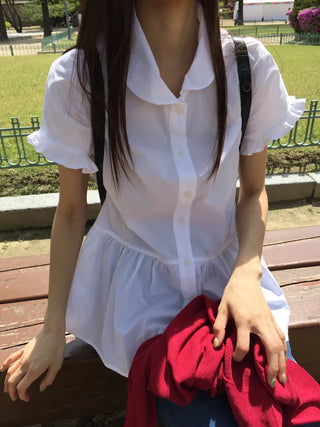Sleeve Frill Shirt