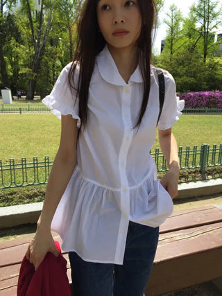Sleeve Frill Shirt