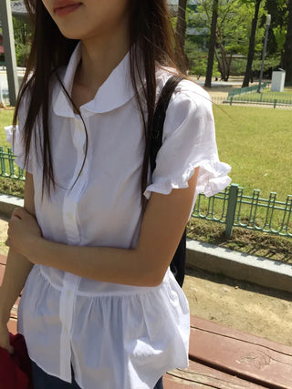 Sleeve Frill Shirt