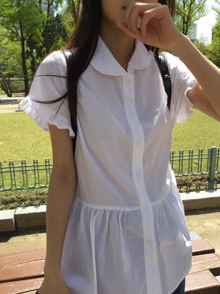 Sleeve Frill Shirt