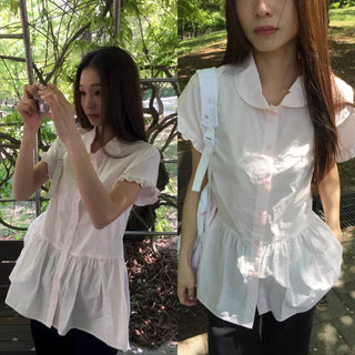 Sleeve Frill Shirt
