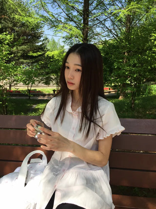 Sleeve Frill Shirt