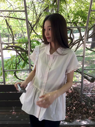Sleeve Frill Shirt