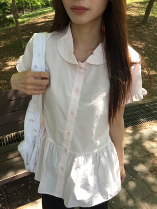 Sleeve Frill Shirt