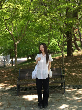 Sleeve Frill Shirt