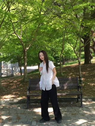 Sleeve Frill Shirt