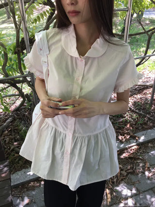 Sleeve Frill Shirt