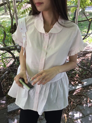 Sleeve Frill Shirt