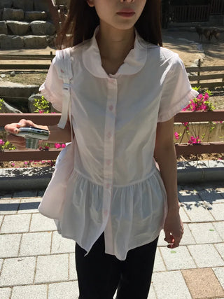 Sleeve Frill Shirt