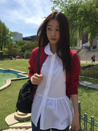 Sleeve Frill Shirt