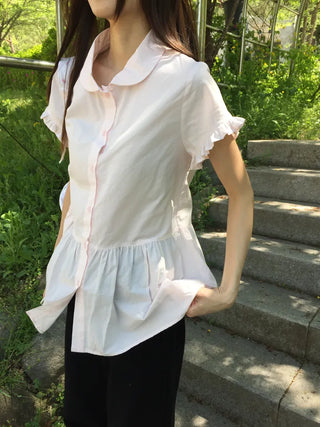 Sleeve Frill Shirt