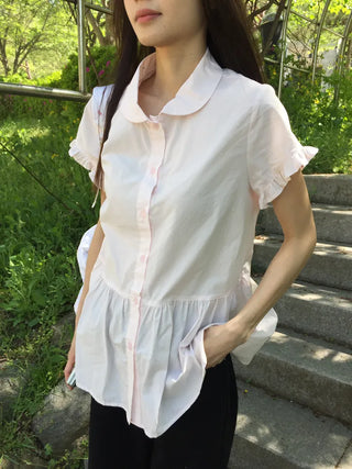 Sleeve Frill Shirt