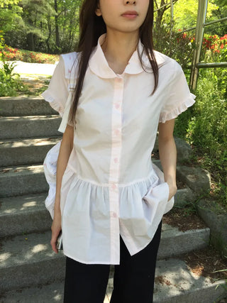 Sleeve Frill Shirt