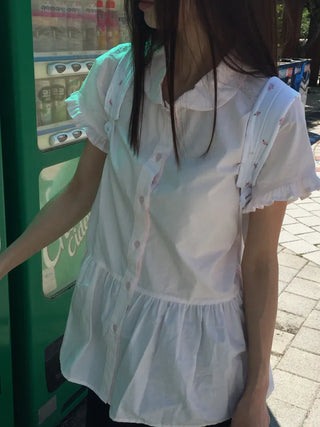 Sleeve Frill Shirt