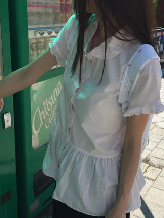 Sleeve Frill Shirt