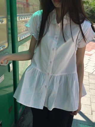 Sleeve Frill Shirt
