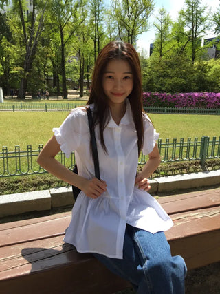 Sleeve Frill Shirt