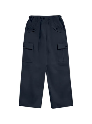 Cargo Pocket Wide Street Khaki Pants