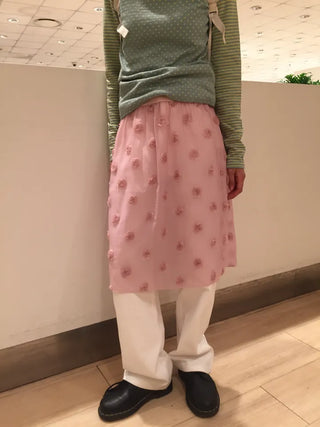 Pintuck Straight Fit Cotton Pants