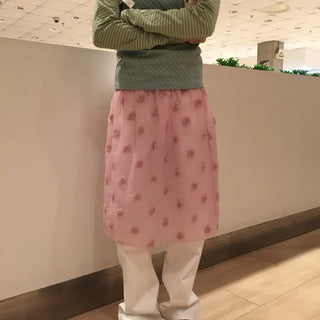 Pintuck Straight Fit Cotton Pants
