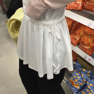 Lace Shirred Sleeveless Dress