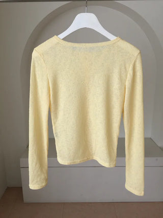 Delicate Fit Linen See-through Cardigan, Summer Knit Top, Outerwear, Prepared for Air Conditioning