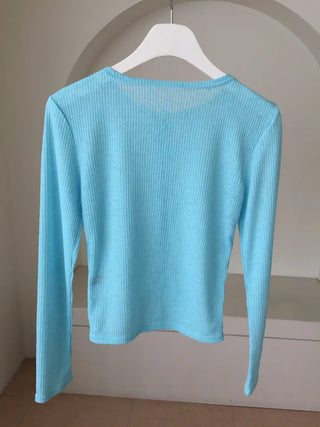 Delicate Fit Linen See-through Cardigan, Summer Knit Top, Outerwear, Prepared for Air Conditioning