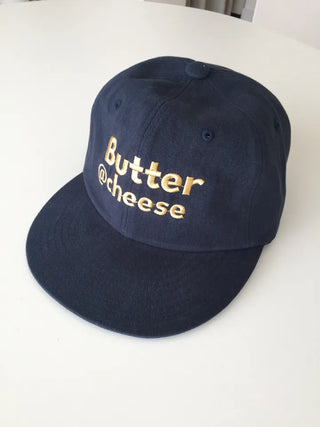 Insanely High-Quality Butter Cheese Lettering Embroidered Ball Cap