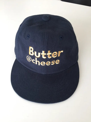 Insanely High-Quality Butter Cheese Lettering Embroidered Ball Cap