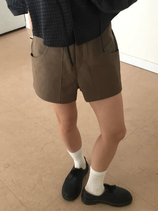 High-waisted Cotton Shorts Shorts Summer Pants Bottoms Daily Look