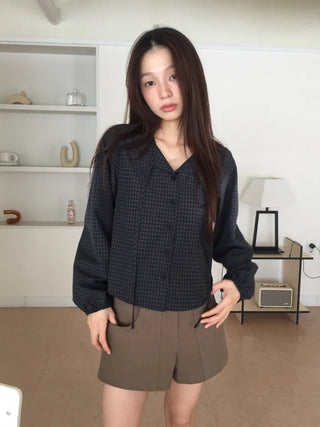High-waisted Cotton Shorts Shorts Summer Pants Bottoms Daily Look