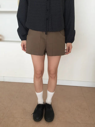 High-waisted Cotton Shorts Shorts Summer Pants Bottoms Daily Look